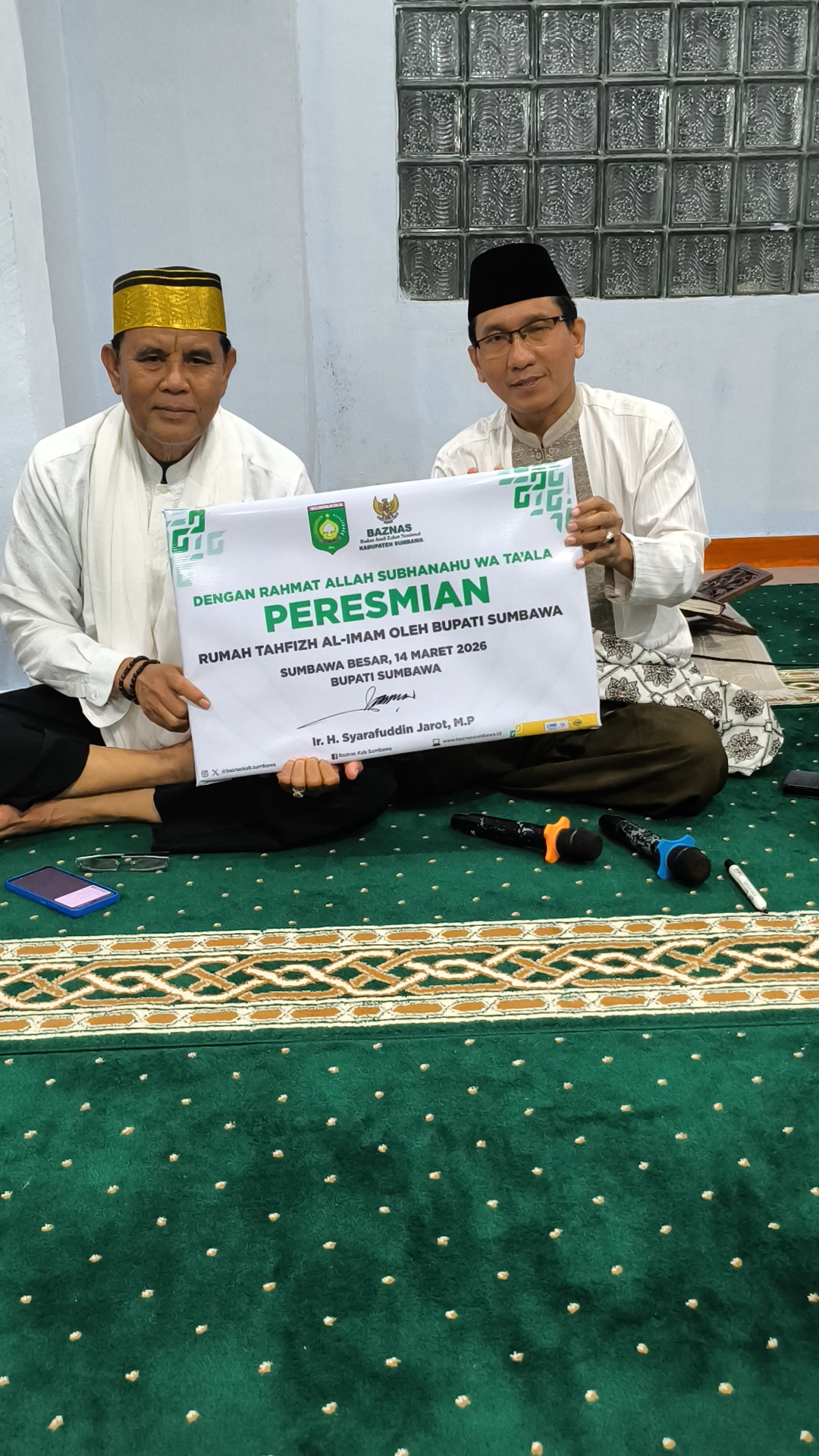 Bupati Sumbawa Resmikan Rumah Tahfidz Al-Imam