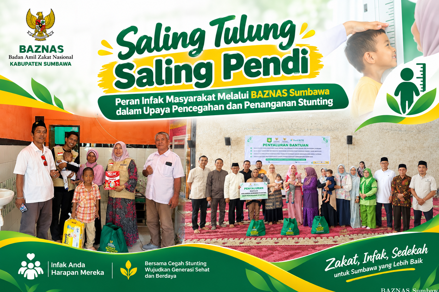 Saling Tulung Saling Pendi: Peran Infak Masyarakat Melalui BAZNAS Sumbawa dalam Upaya Pencegahan dan
