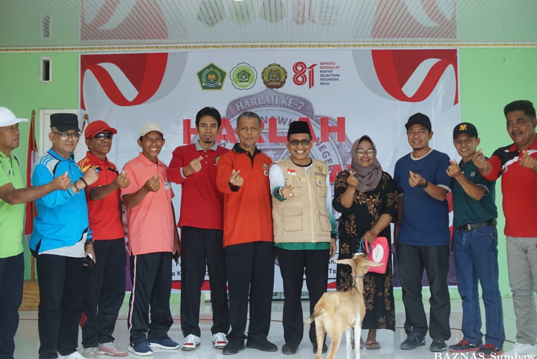 HUT ke-7 MTsN 4 Sumbawa Dirangkaikan Launching Madrasah Sadar Zakat, BAZNAS Sumbawa Dorong Penguatan