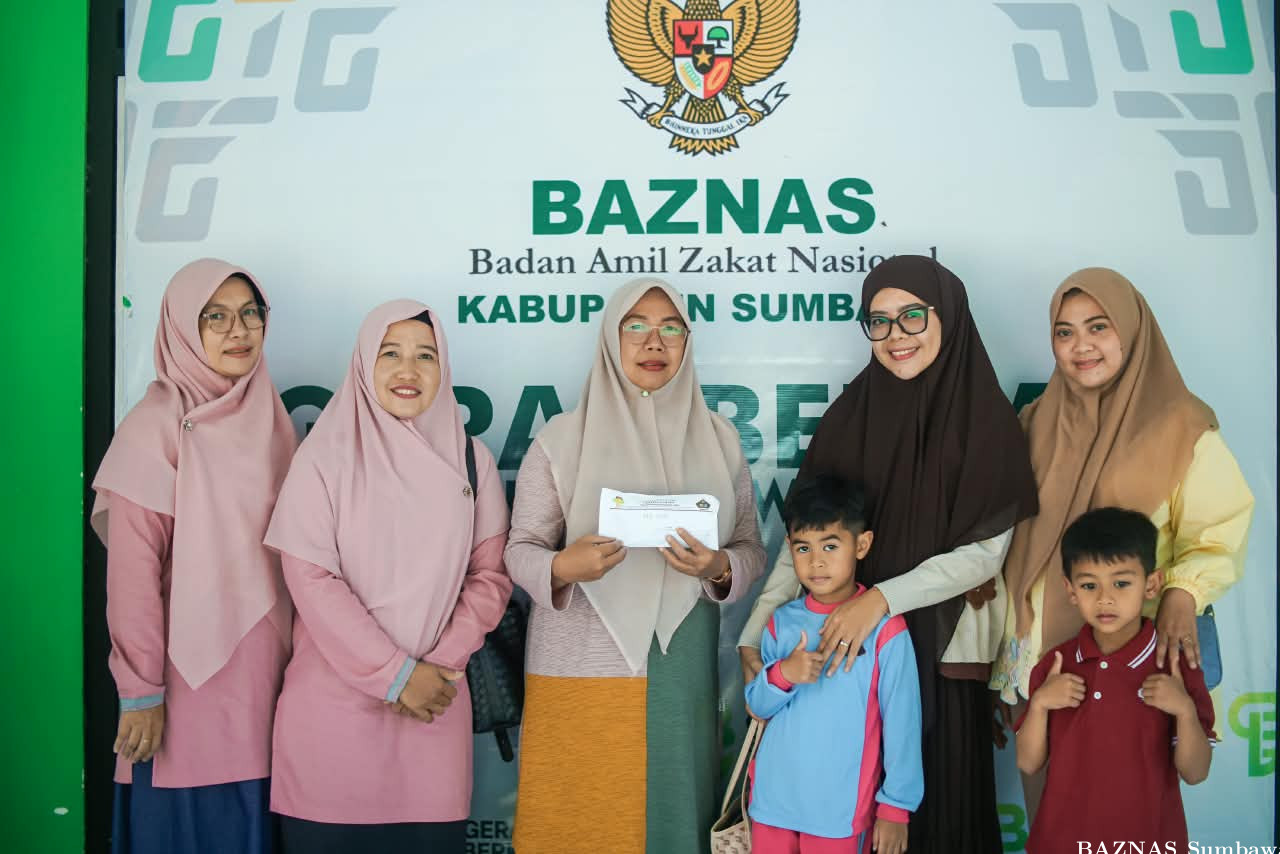 BAZNAS Sumbawa Terima Infak Wali Murid PAUD/TK IT Taamasa Sumbawa