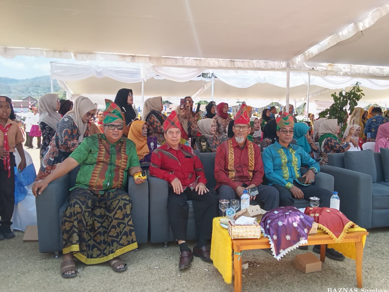 Pimpinan BAZNAS Sumbawa Hadiri Festival Ai Mangkung di Desa Jurumapin