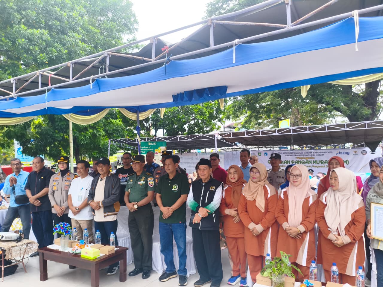 BAZNAS Kabupaten Sumbawa Dukung GOW Selenggarakan Gerakan Pangan Murah