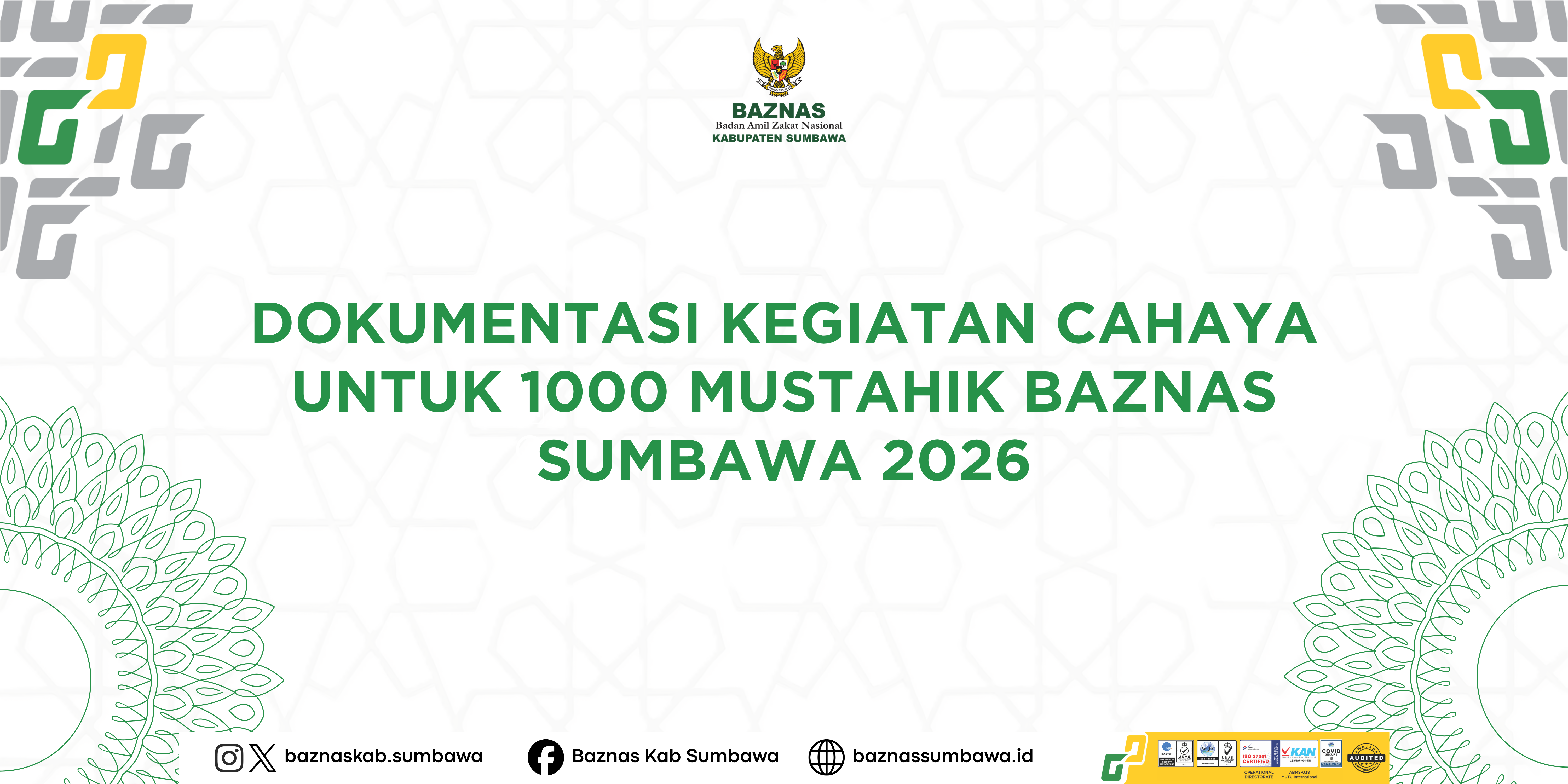 KADO BAZNAS SUMBAWA UNTUK HUT KABUPATEN SUMBAWA
