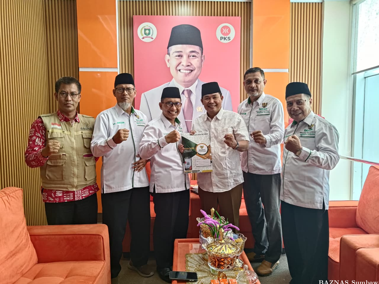 BAZNAS Sumbawa Jalin Silaturrahmi dengan Ketua DPRD, Perkuat Koordinasi Program Kerja Sama