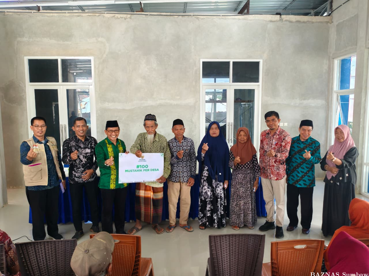 BAZNAS Sumbawa Distribusikan Program 100 Mustahik per Desa 2026 di Leseng dan Batu Bulan