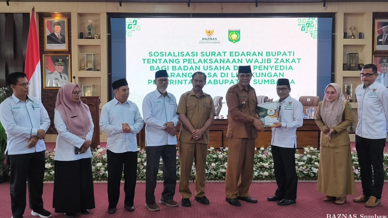Bupati Sumbawa Apresiasi BAZNAS Raih Opini Wajar Tanpa Pengecualian, Laporan Hasil Audit Diserahkan 