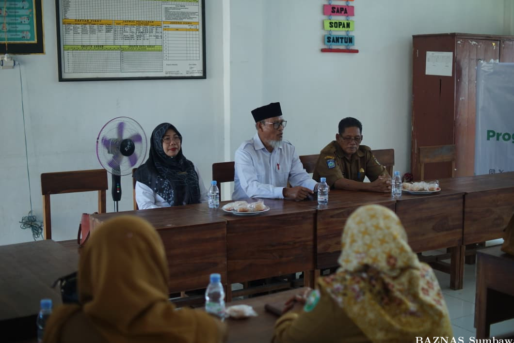 BAZNAS Sumbawa Gelar Sosialisasi Pengoptimalan Infak di Sekolah Dasar dan Menengah se-Kec.Unter Iwes