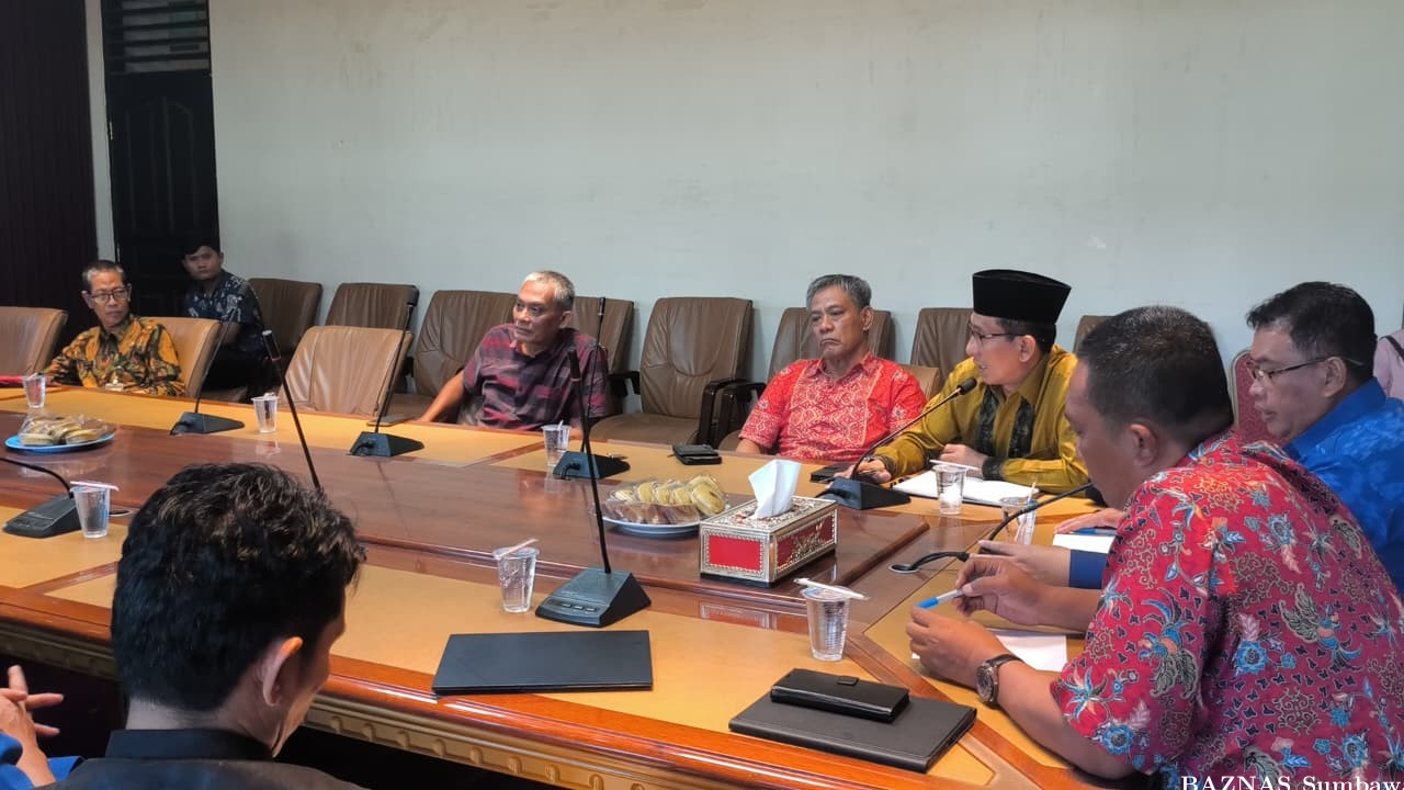 BAZNAS Sumbawa Hadiri Rapat Koordinasi Penanganan Korban Kebakaran Alas